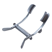 Mellinger Eye Speculum, Solid 16mm Blades With Dull Finish, 30mm Spread, Self-Locking Mechanism, And Overall Length Of 2 5/8" (68mm) 